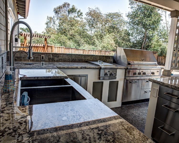 Pride and Joy, outdoor sink and counter